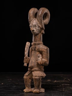 Ibo hardwood Ikenga Altar Statue Ibo People Nigeria