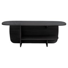 Ibon L coffee table with storage · Black