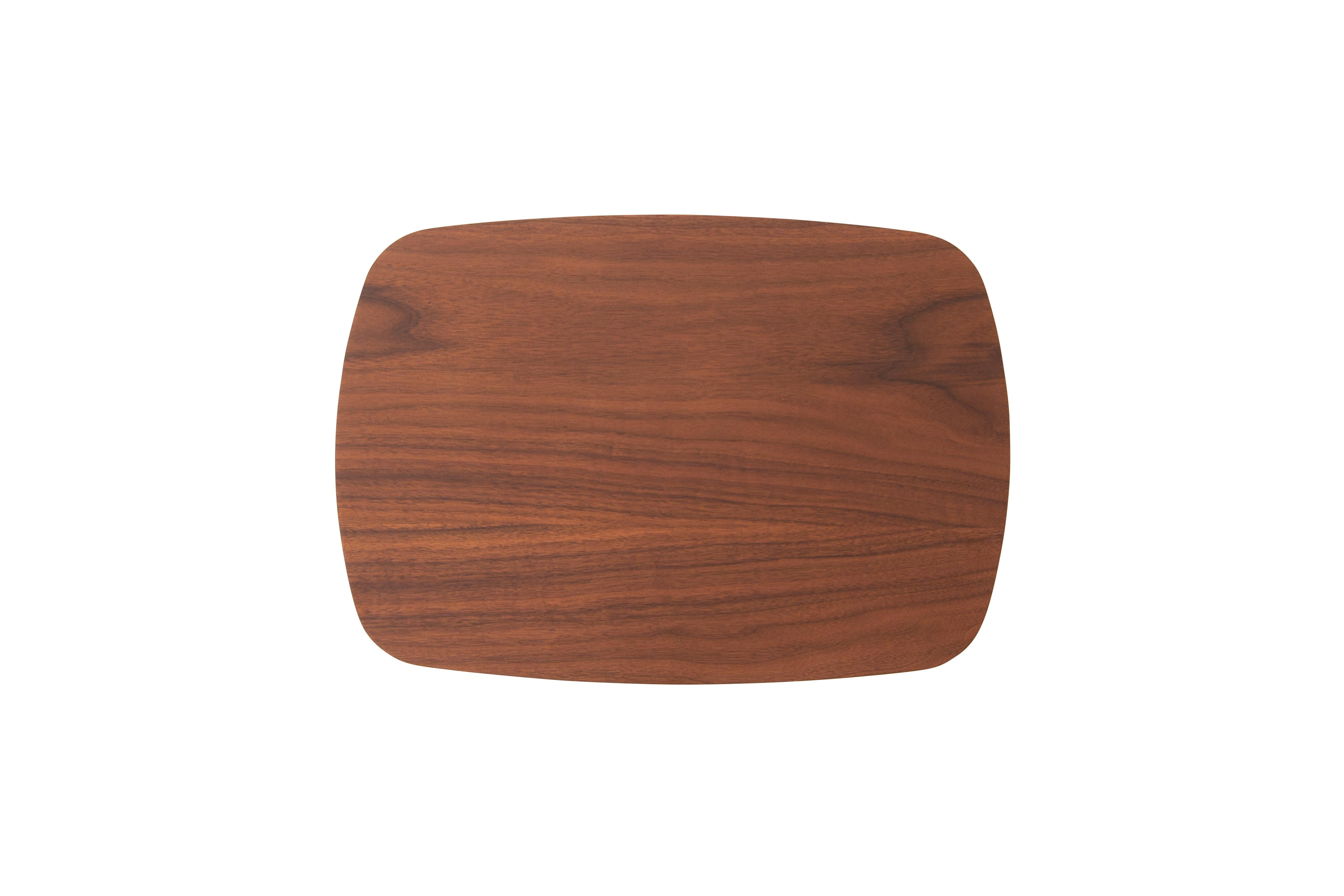 Ibon M side table with storage · Walnut For Sale 1