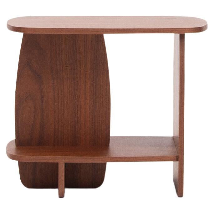 Ibon M side table with storage · Walnut For Sale