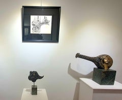 "Symphony II" Bronze Sculpture 14.5" x 17" inch by Ibrahim Abd Elmalak