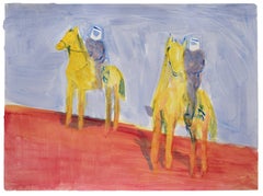 If You Were a Horse 1 - bright colourful contemporary figurative horse painting