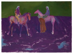 If You Were a Horse 3 - bright colourful contemporary figurative horse painting