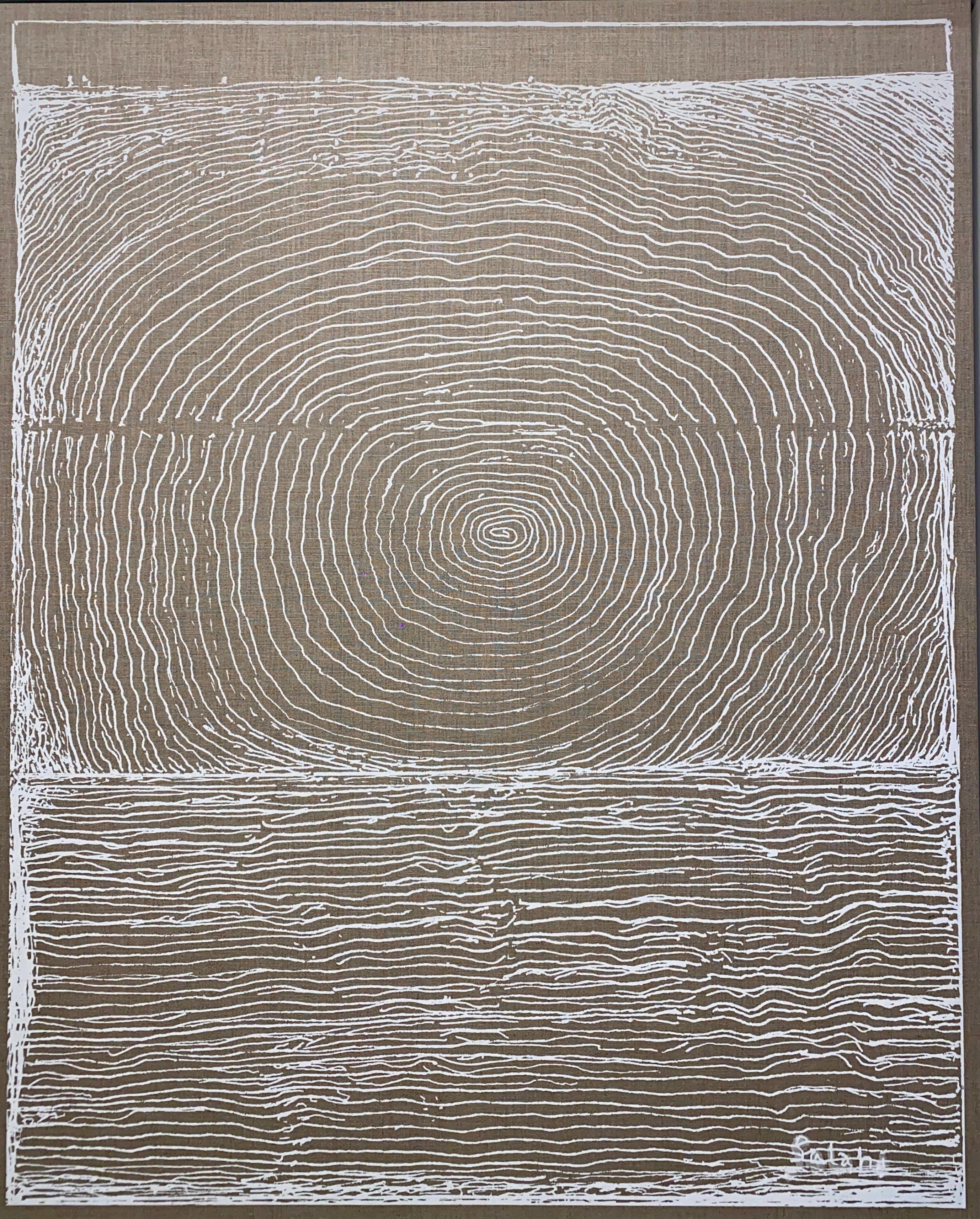 Ibrahim El-Salahi Abstract Print - Pain Relief - v06183