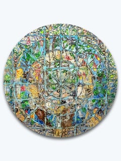 Peinture abstraite D59 pouces de Ibrahim Khatab