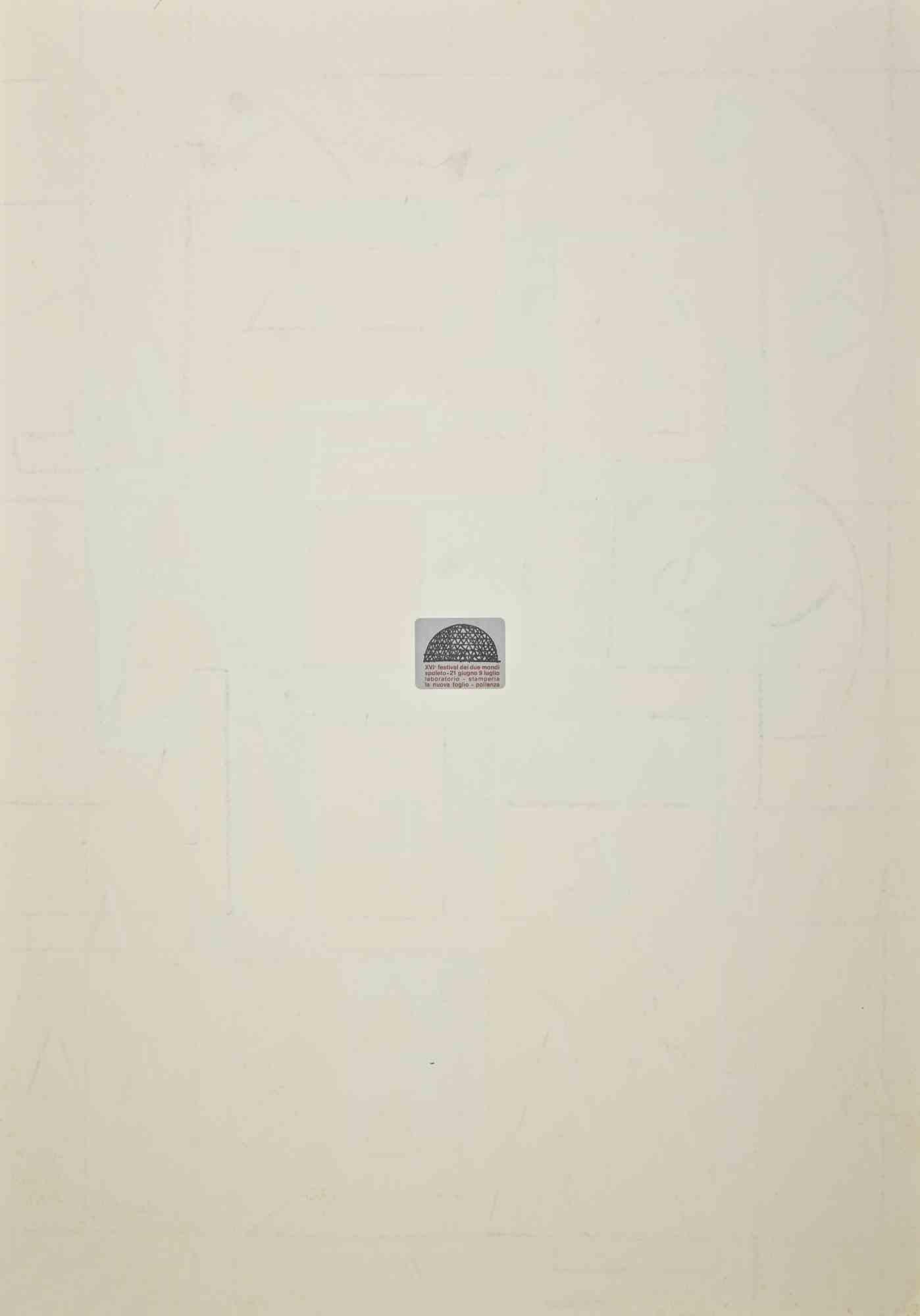 Jugador - Litografía de Ibrahim Kodra - 1973 en venta 2