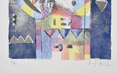 Robot - Original Etching by Ibrahim Kodra - 1980s