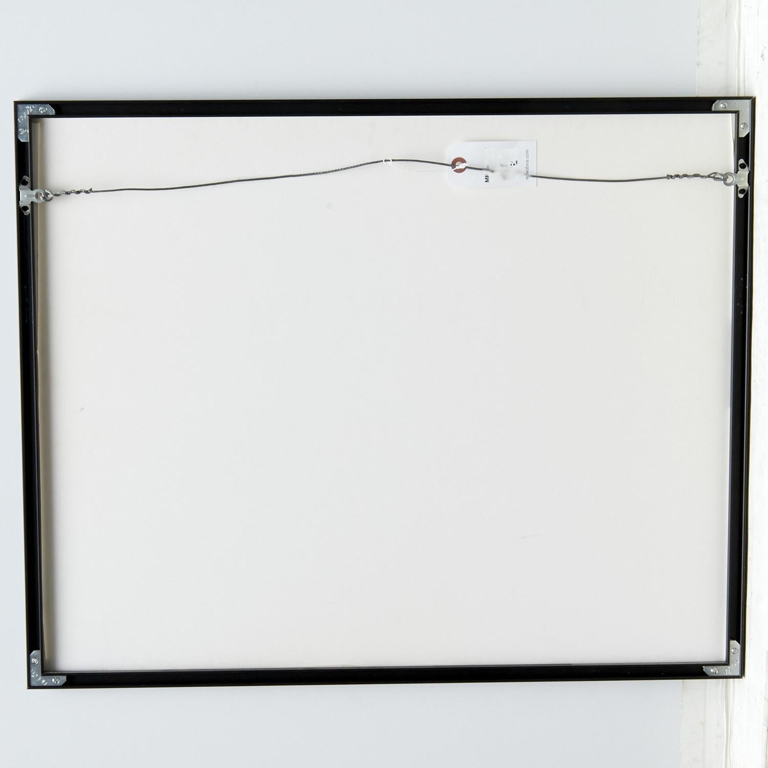 Metal Ibram Lassaw, Framed Pencil Signed Limited Edition Abstract Lithograph, 1970 For Sale
