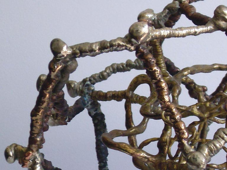 Ibram Lassaw Ibram Lassaw, Gyre 2, bronze sculpture, 1995 For Sale at