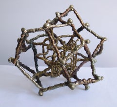Ibram Lassaw, Gyre 2, bronze sculpture, 1995