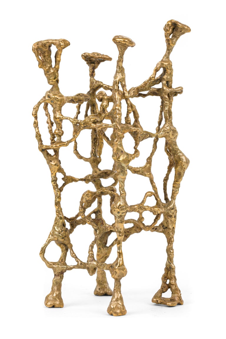 Ibram Lassaw Welded Bronze Abstract Sculpture "Capricorn", USA, 1952