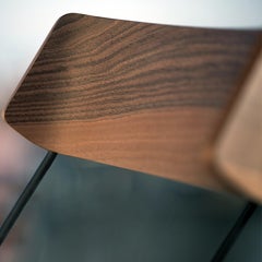 Ibsen Modern Walnut Dining Chair - Italian Artistic Design by Greyge