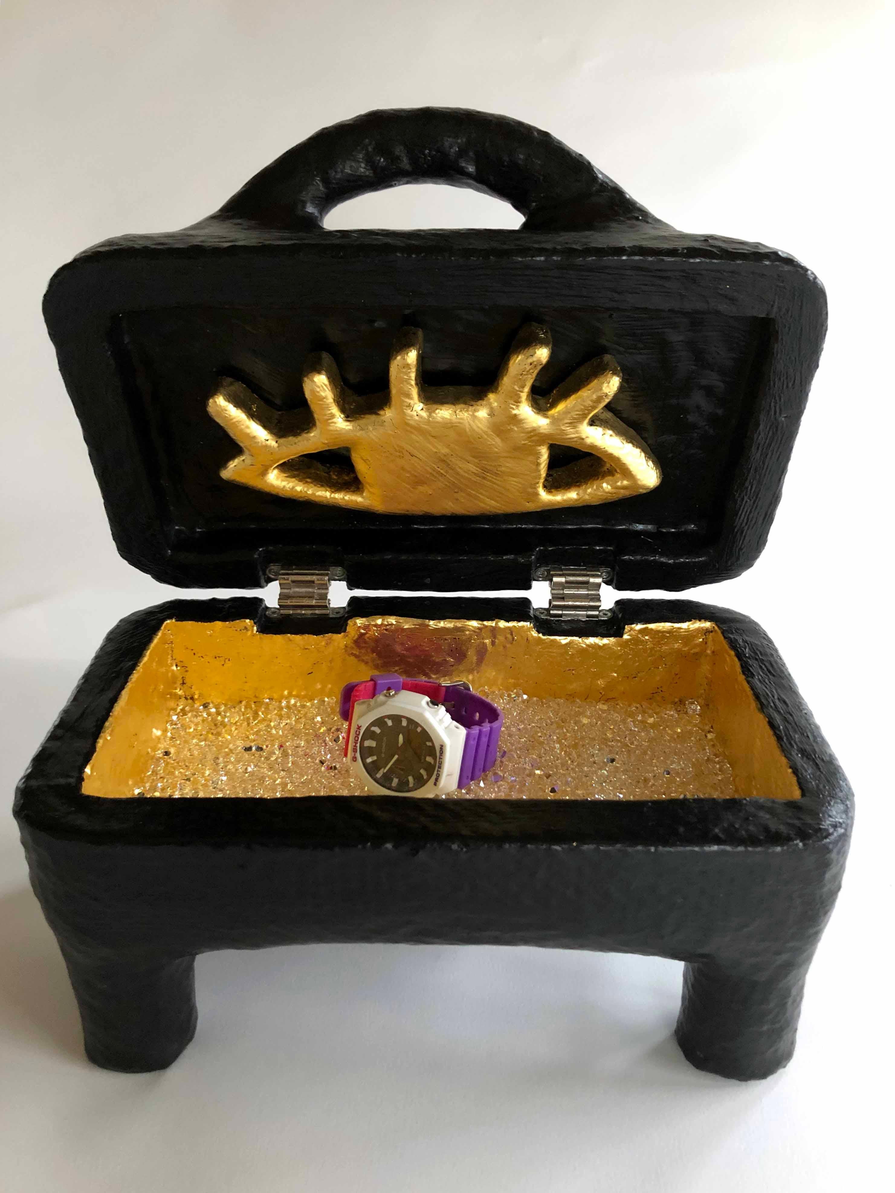 Gold IC-10 Jewelry Box For Sale