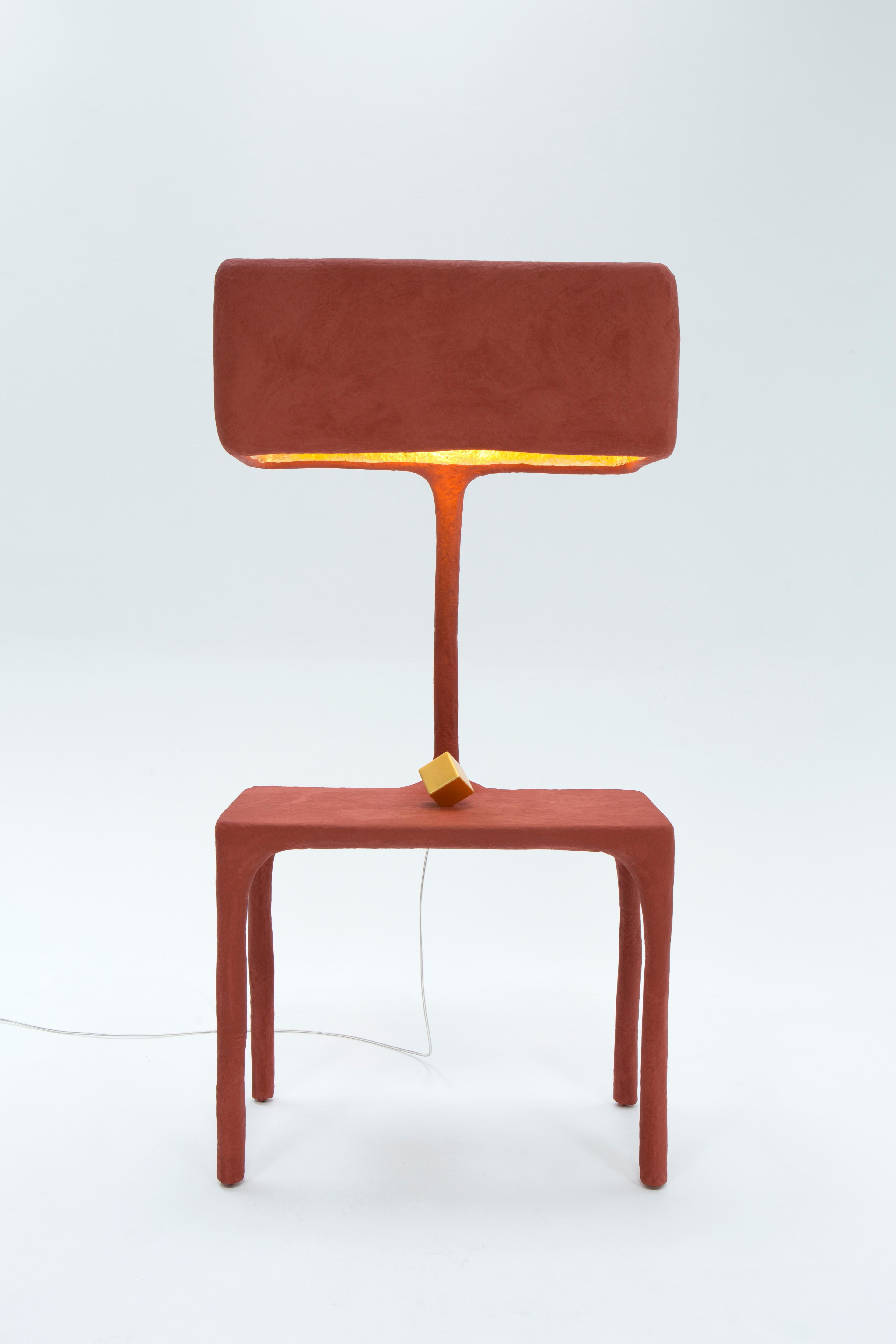 Plaqué ICS lampe de table en vente