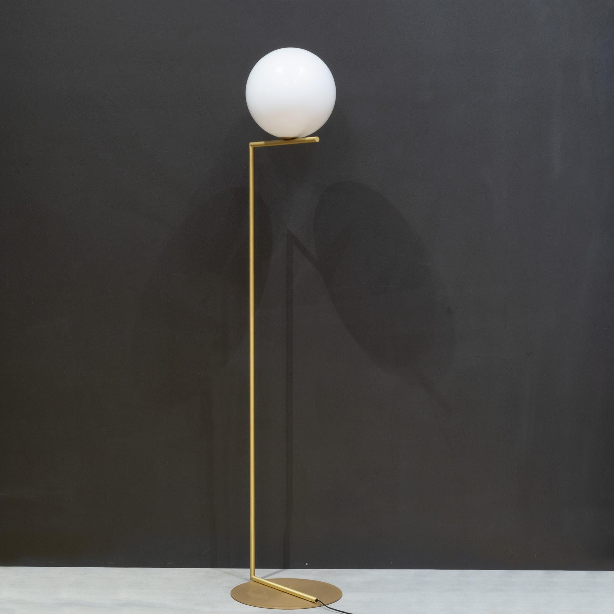 Italian IC Brass Floor Lamp by Michael Anastassiades for Flos, Italy