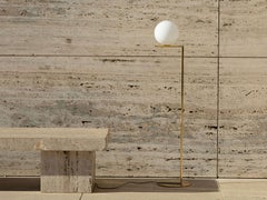 IC F1 10 Anniversary Floor Lamp in Gold plate 24 carat frame