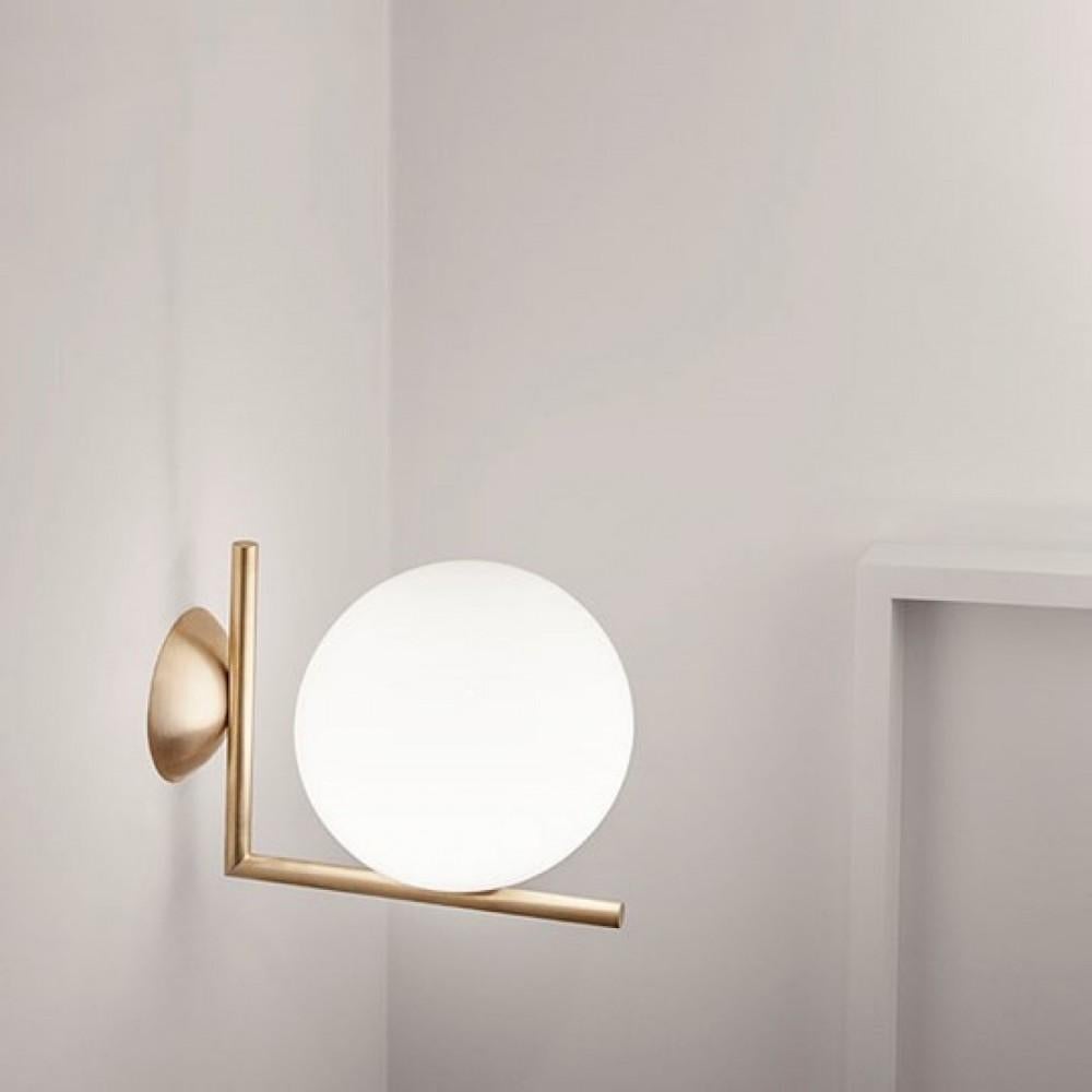 Ceiling or Wall Sconce In Brass designed by Michael Anastassiades, 2014

Radiant light, delicate balance: Like the other pieces in his IC Light Series, the IC C/W lamp showcases designer Michael Anastassiades’ love of industrial simplicity as well