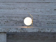 IC T1 Low 10 Anniversary Table Lamp in Gold plate 24 carat frame