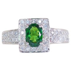Tsavorite Engagement Rings