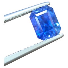ICA-zertifizierter natürlicher blauer Saphir, 3.17 Karat, Achtkant-Schliff, loser Edelstein für einen Ring