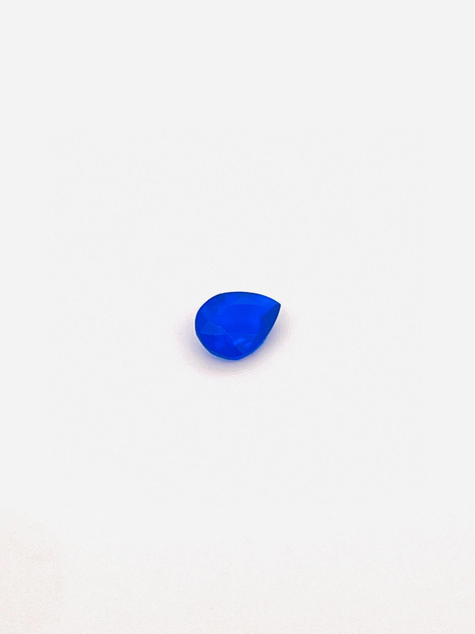 Natural Hauyne 0.21 Cteye claridad limpia azul profundo afganstan Corte pera en venta