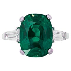 Anello ICA LAB 3,12 Greene & Greene Greene & Greene Smeraldo in Platino