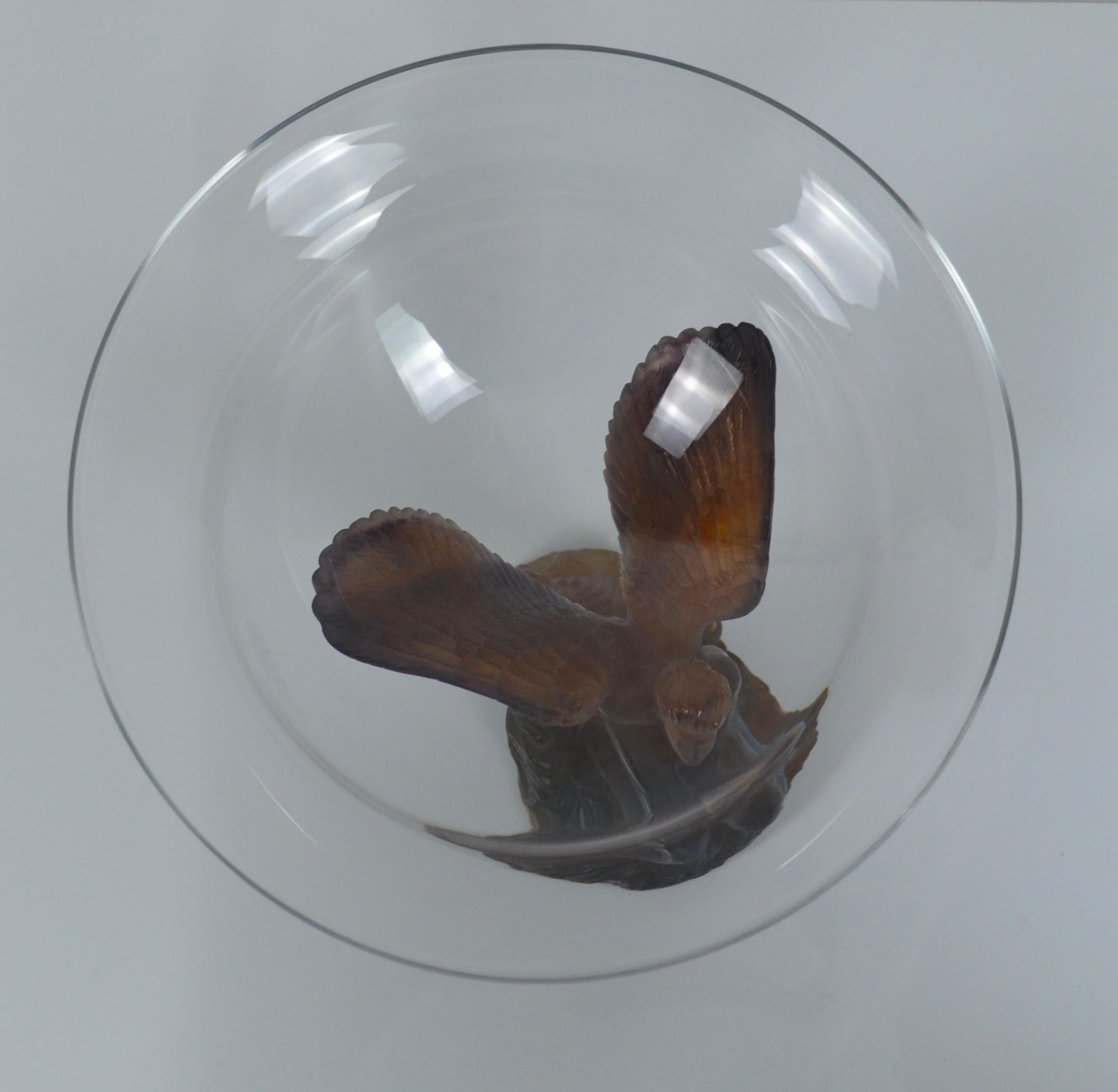 Icare cristal bowl Daum For Sale 4