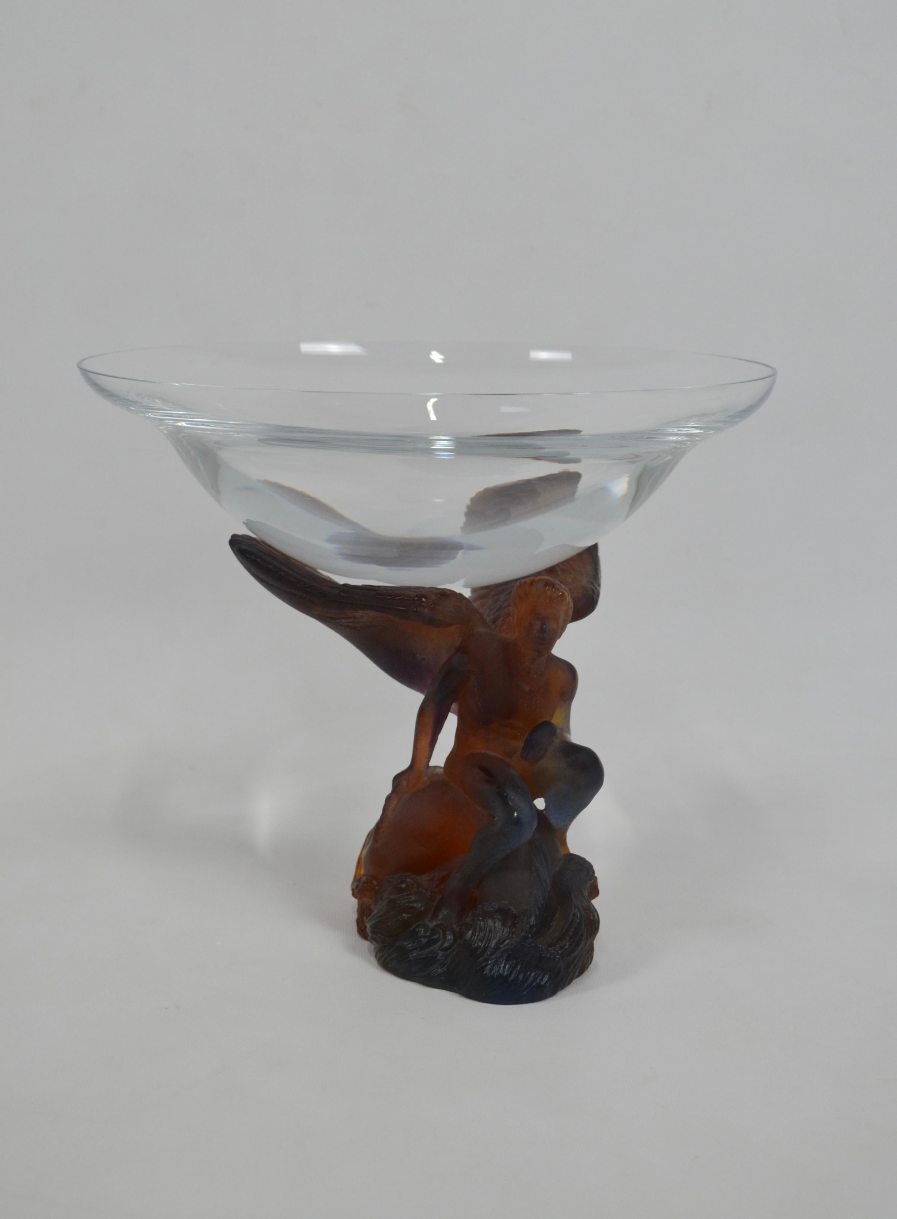Icare cristal bowl Daum For Sale 6