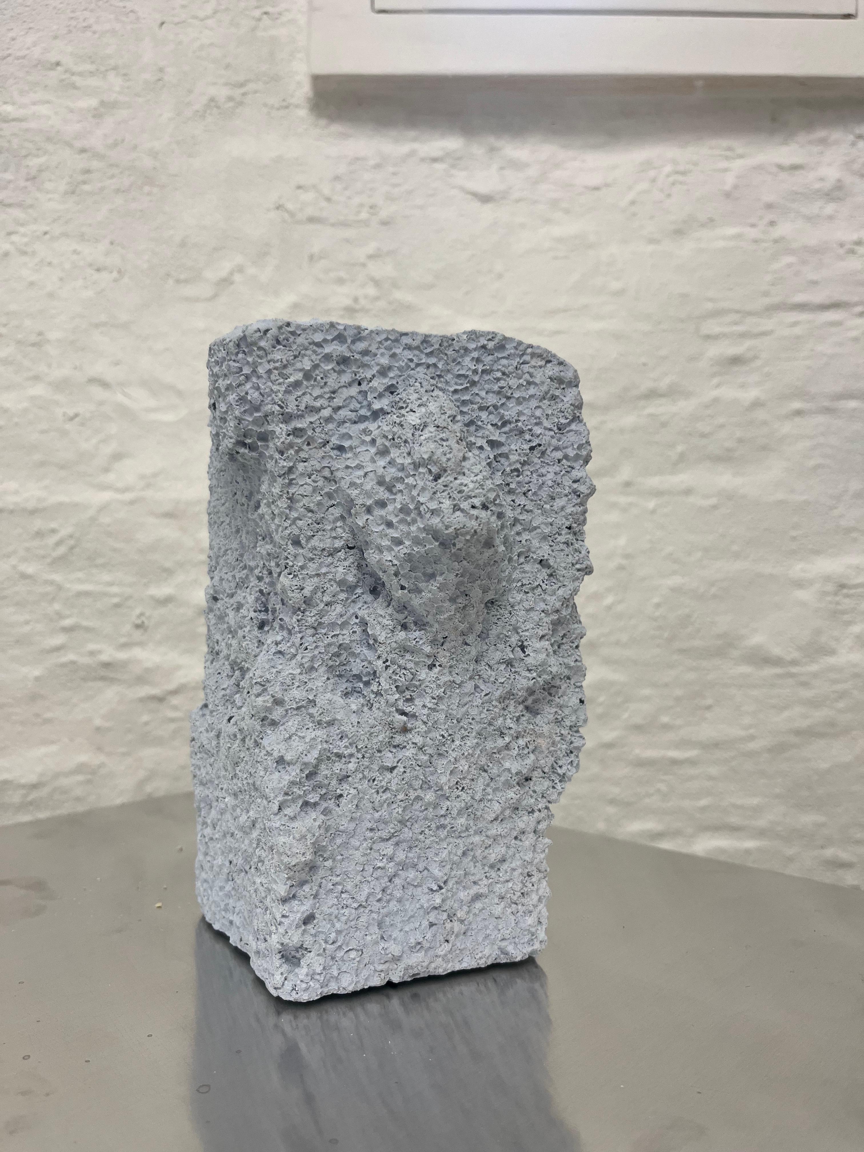 ICC sculptural concrete vase (blue) In New Condition For Sale In Albertslund, DK