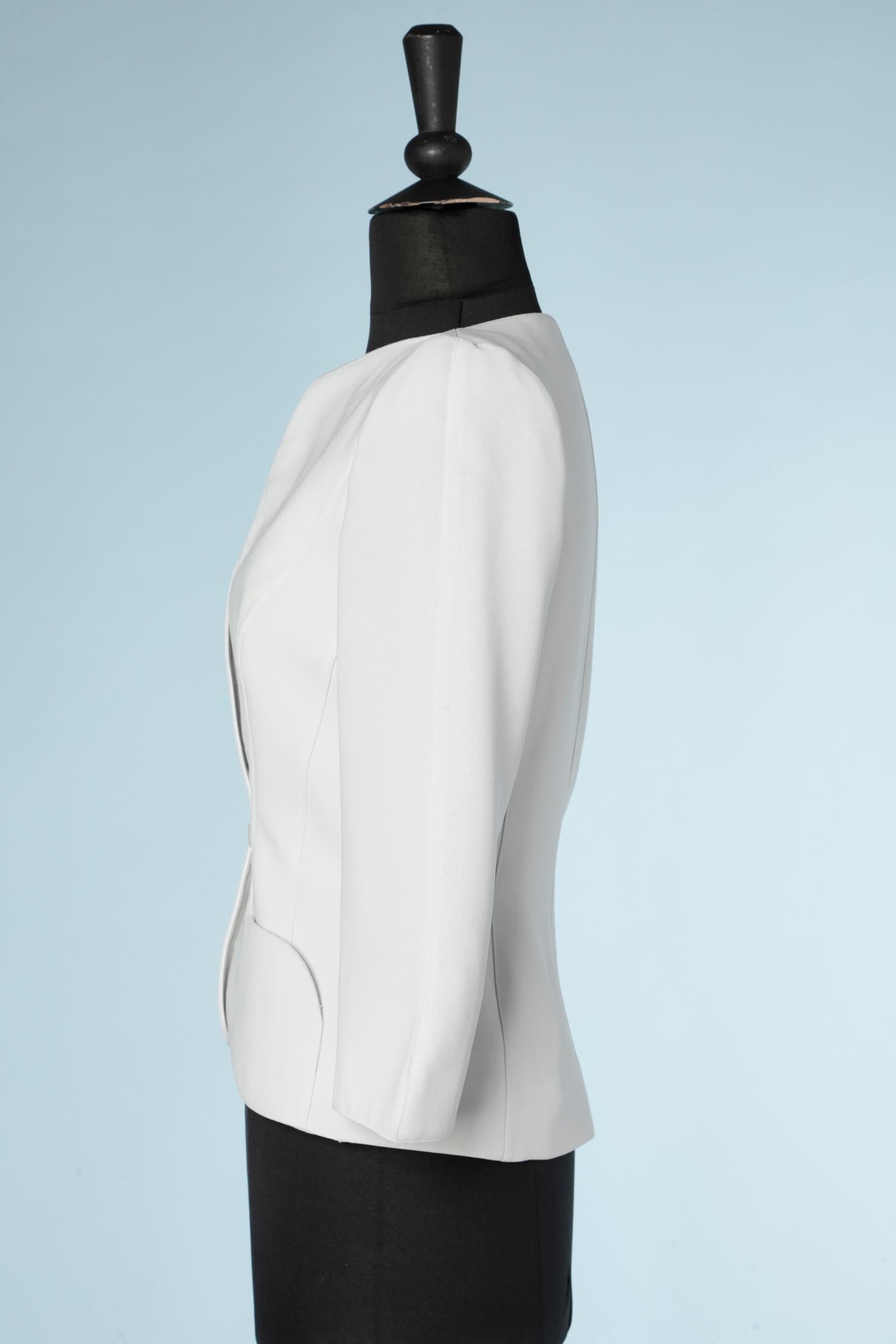 Ice blue jacket Thierry Mugler In Excellent Condition For Sale In Saint-Ouen-Sur-Seine, FR