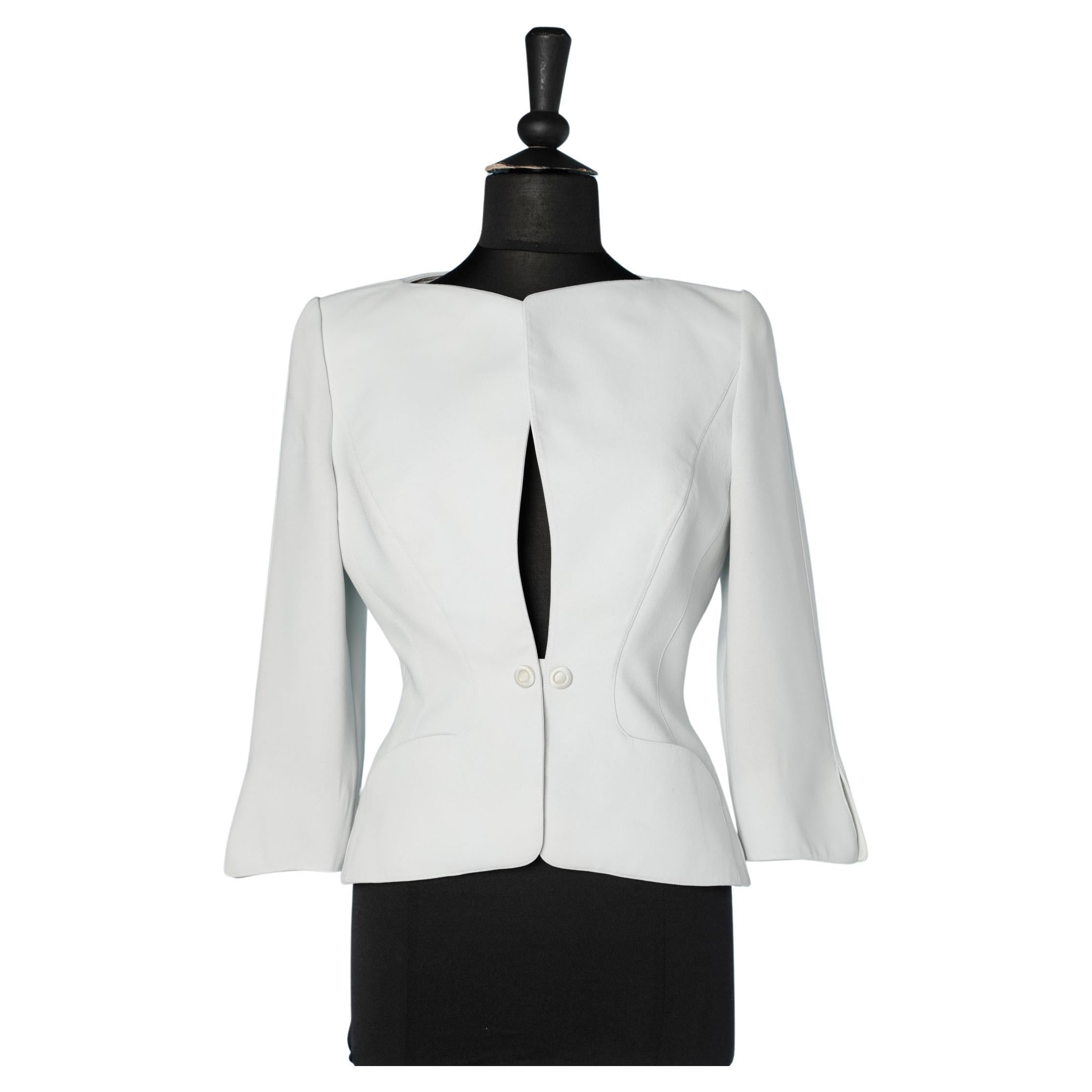 Ice blue jacket Thierry Mugler For Sale