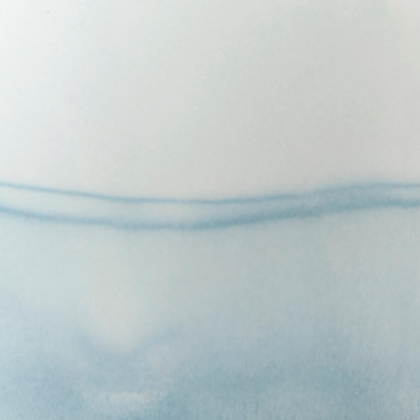American Ice Blue Pluto Vase by Elyse Graham