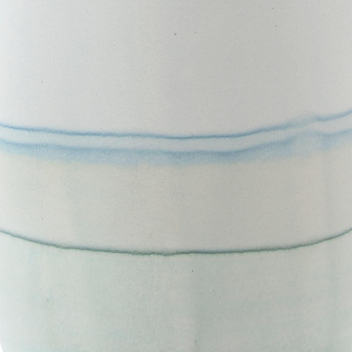 American Ice Blue Venus Vase by Elyse Graham For Sale