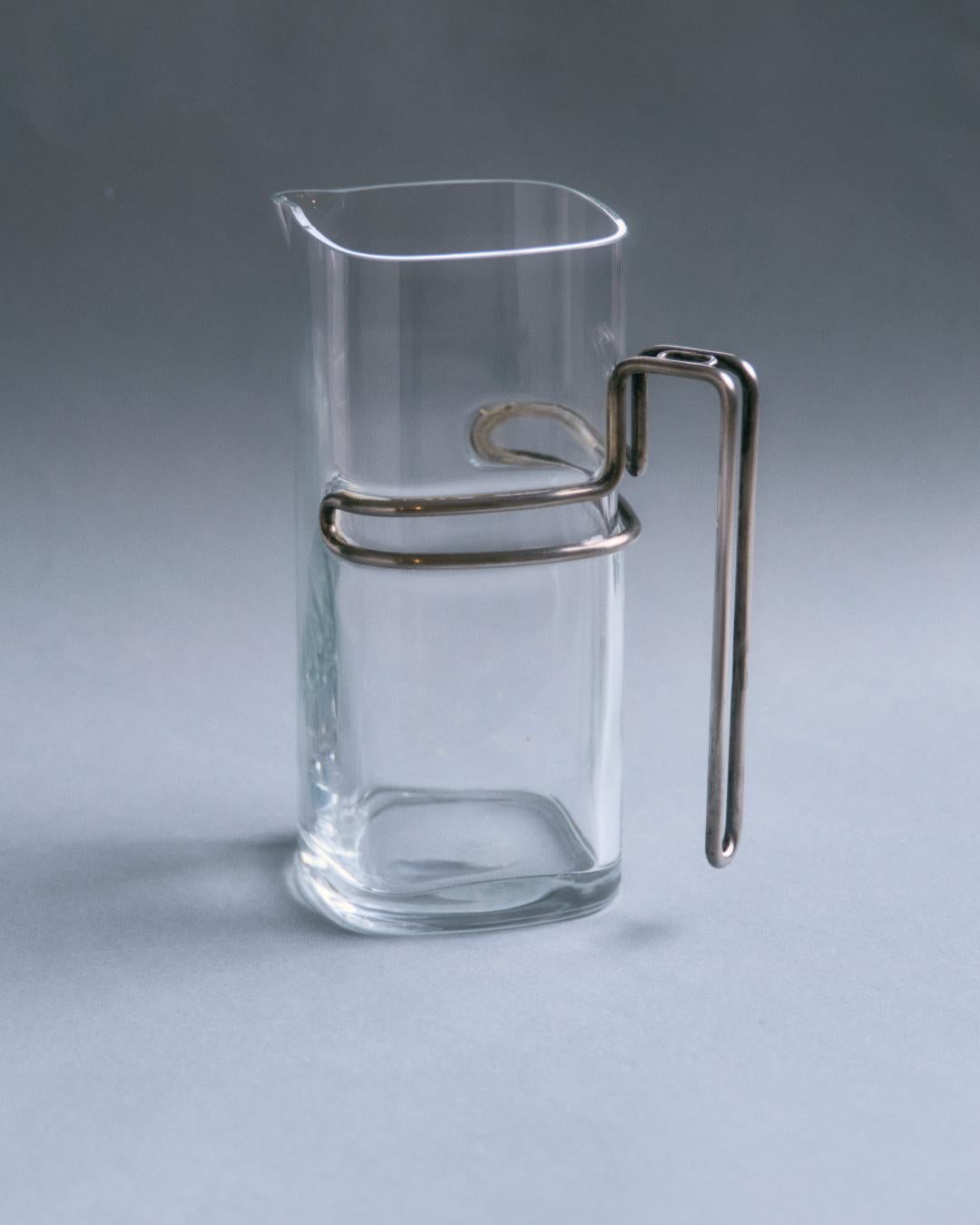 Mid-Century Modern Ensemble seau à glace et pichet, Luigi Bormioli, 1970 en vente