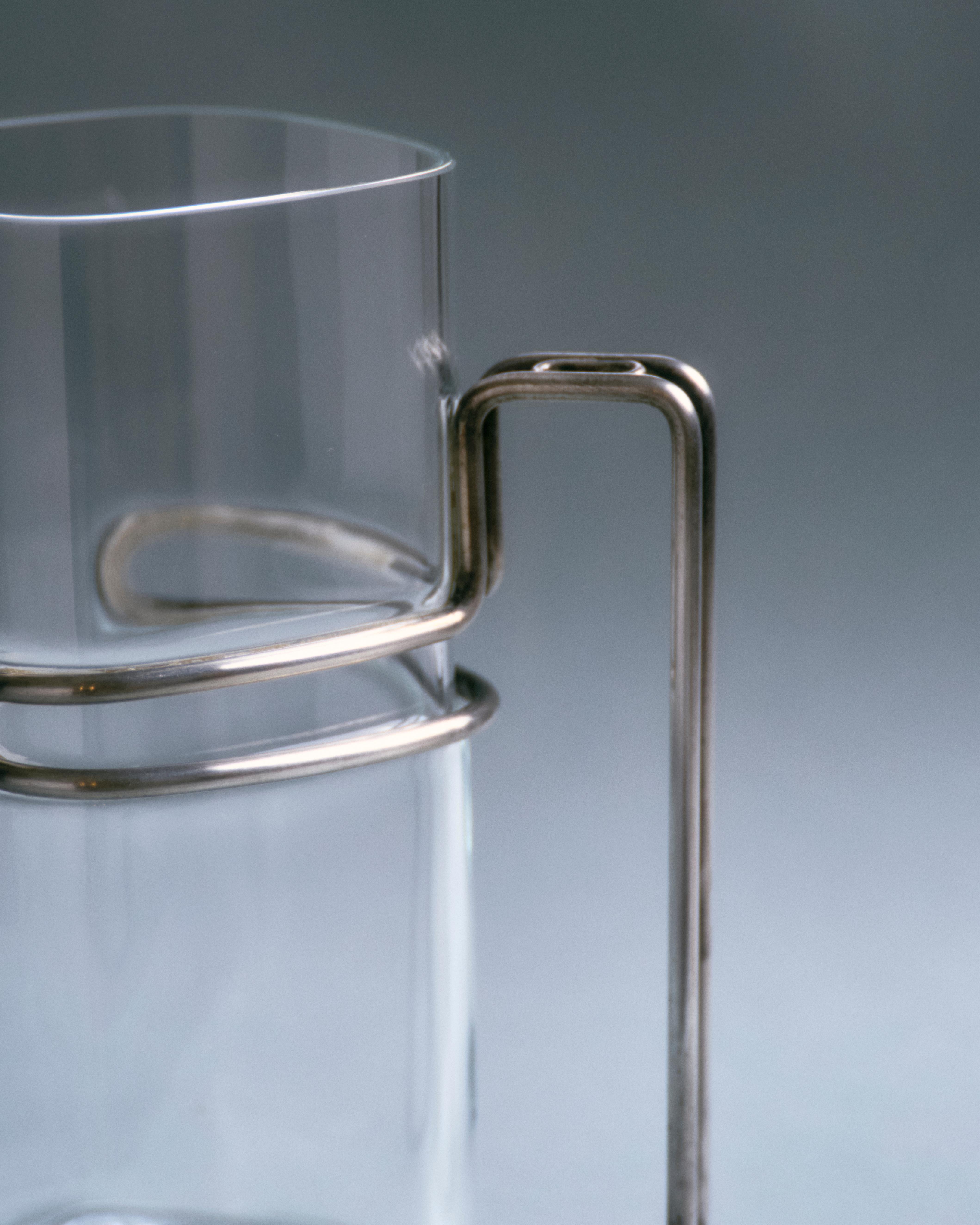 Ensemble seau à glace et pichet, Luigi Bormioli, 1970 Bon état - En vente à PARIS, FR