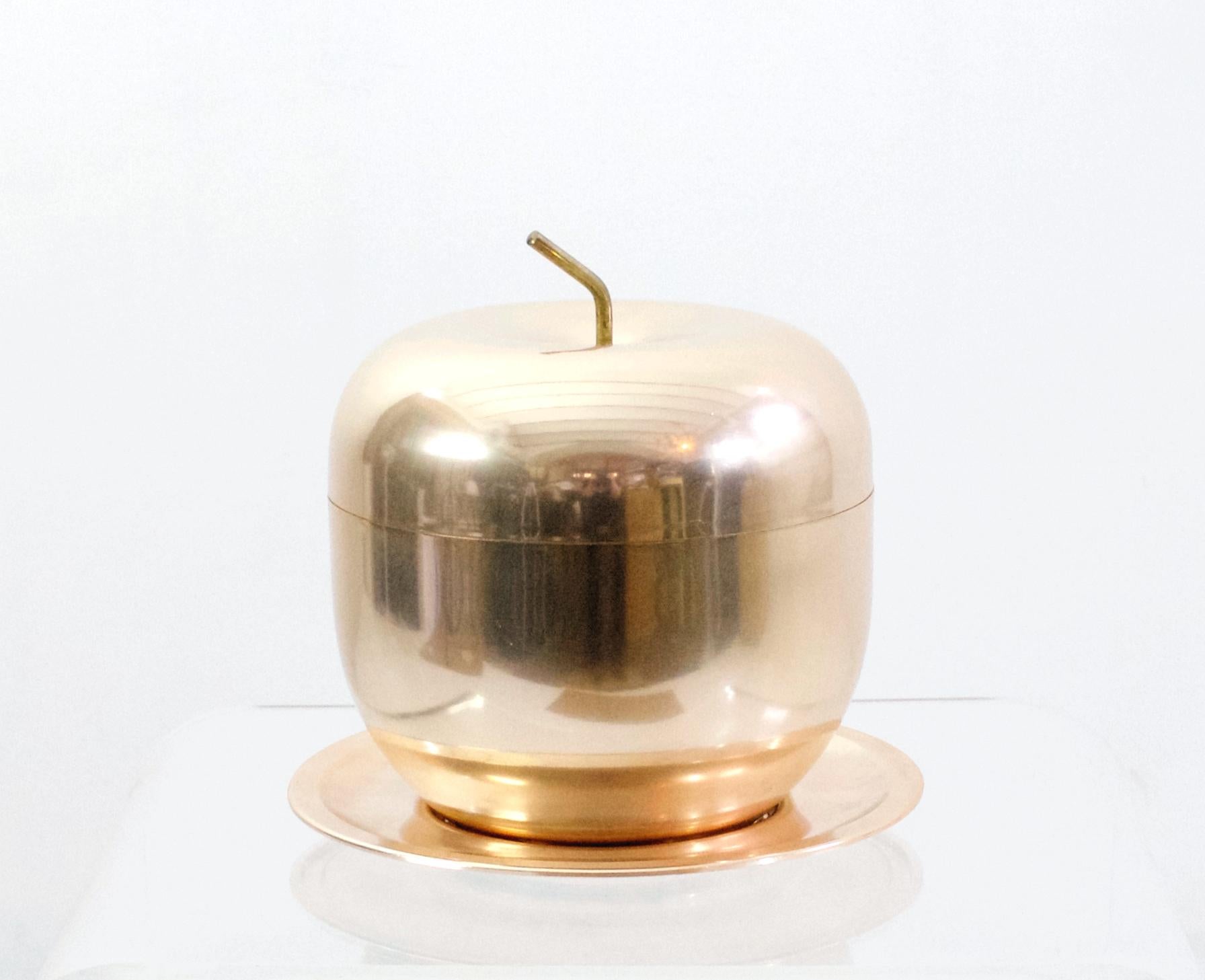 20th Century Ice Bucket Apple by Ettore Sottsass for Rinnovel, Italy, 1953