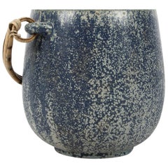 Ice Bucket by Arne Bang, in Glazed Stoneware, circa 1940-1960, Denmark