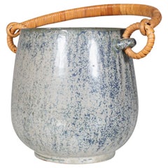Ice Bucket by Arne Bang, in Glazed Stoneware, circa 1940-1960, Denmark
