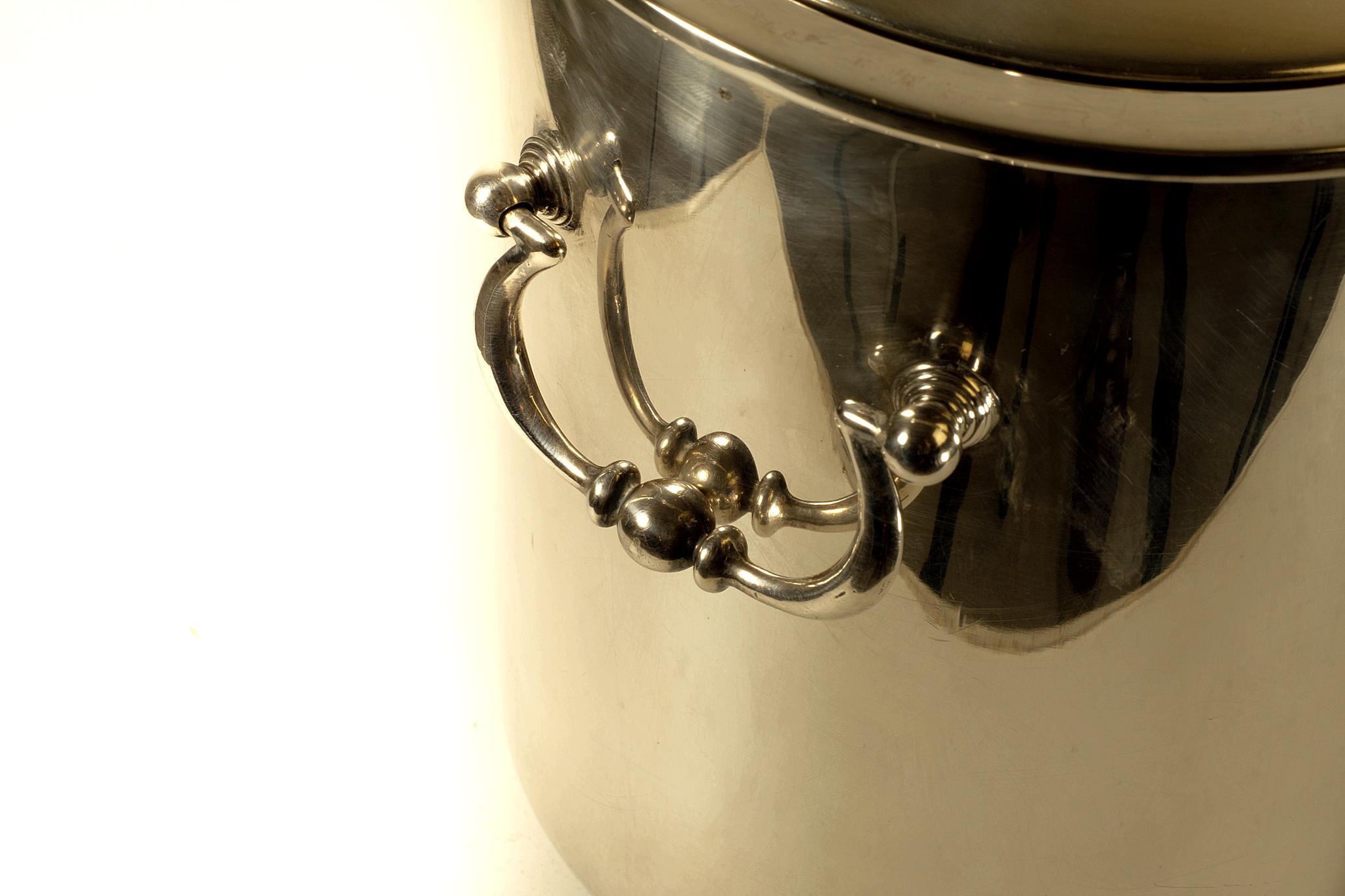 Silver Plate Ice Bucket by Christofle Paris