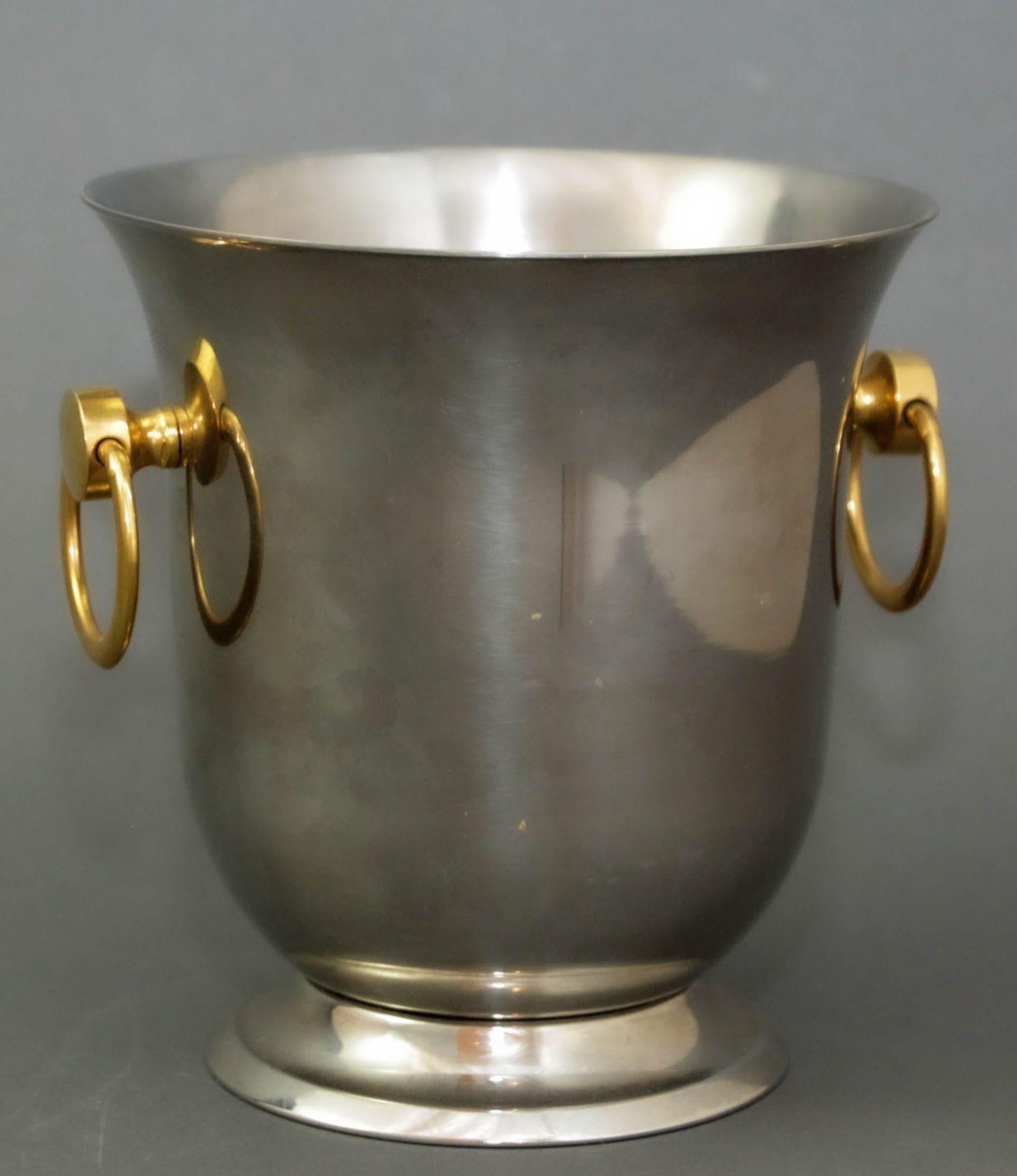 Secchiello per ghiaccio Champagne Wine Chiller Parigi Francia 1970 in vendita 1