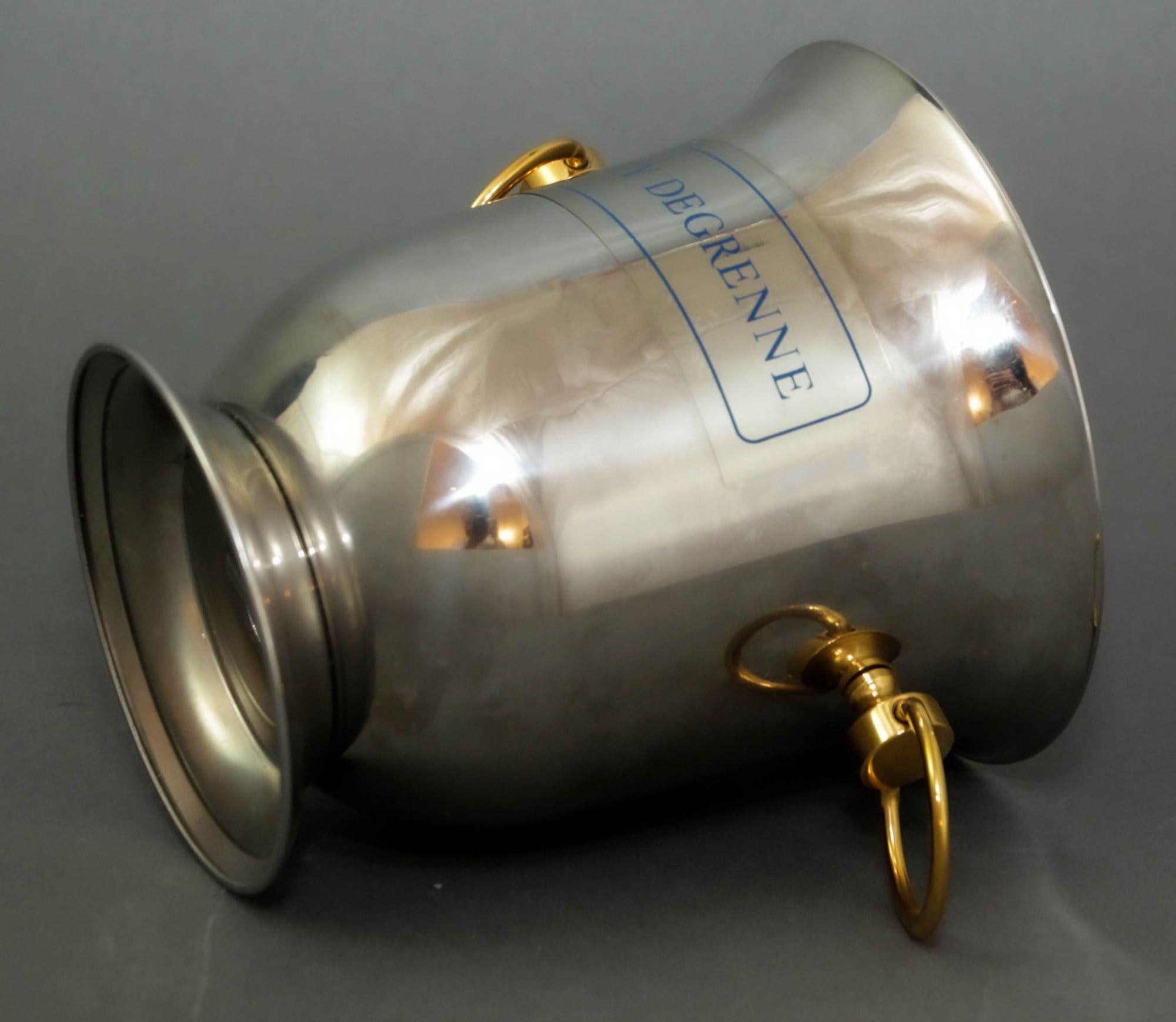 Secchiello per ghiaccio Champagne Wine Chiller Parigi Francia 1970 in vendita 2