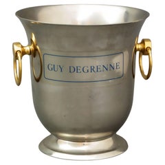 Ice Bucket Champagne Wine Chiller Paris France 1970