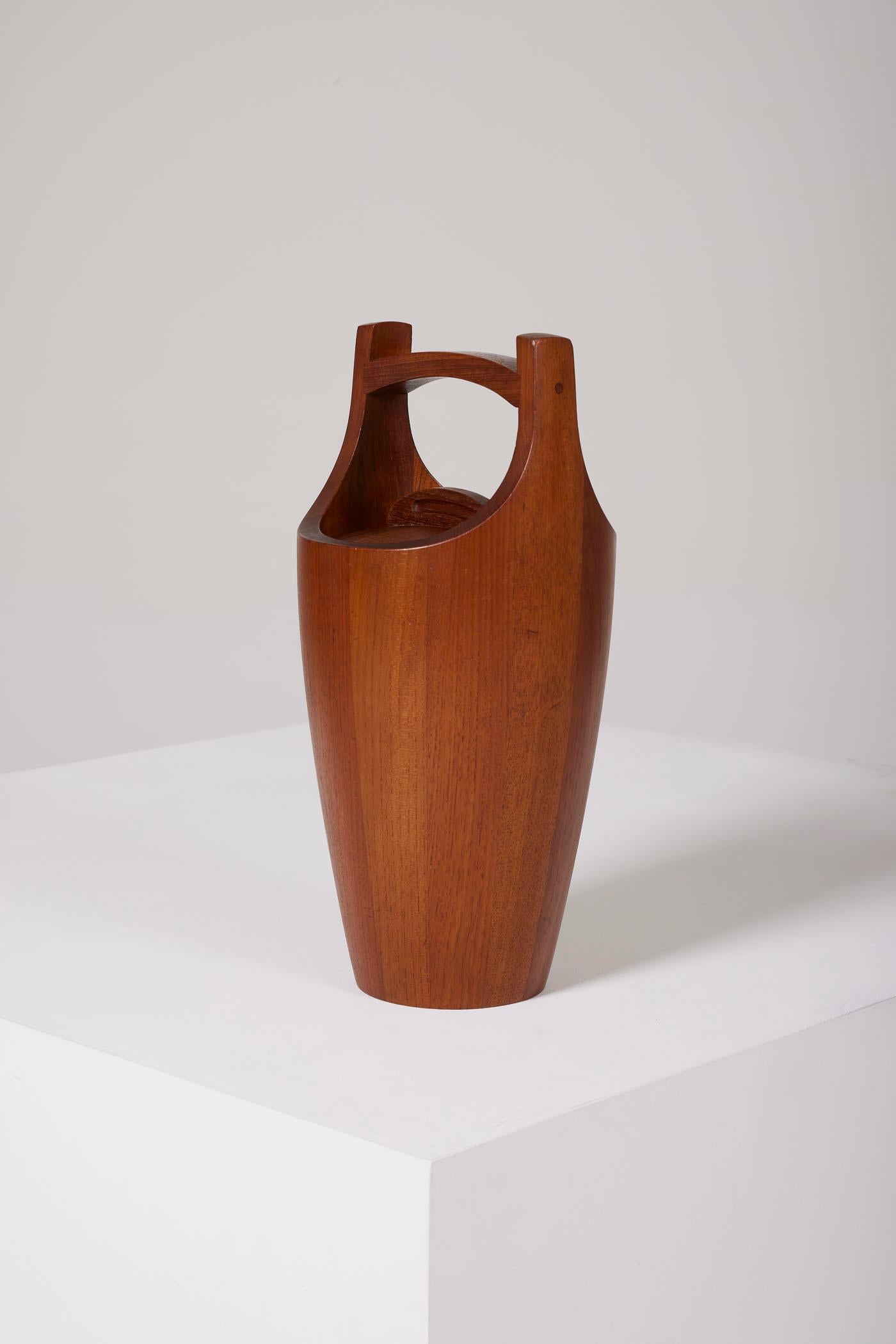 Ice bucket in wood by Jens Quitsgaard 1