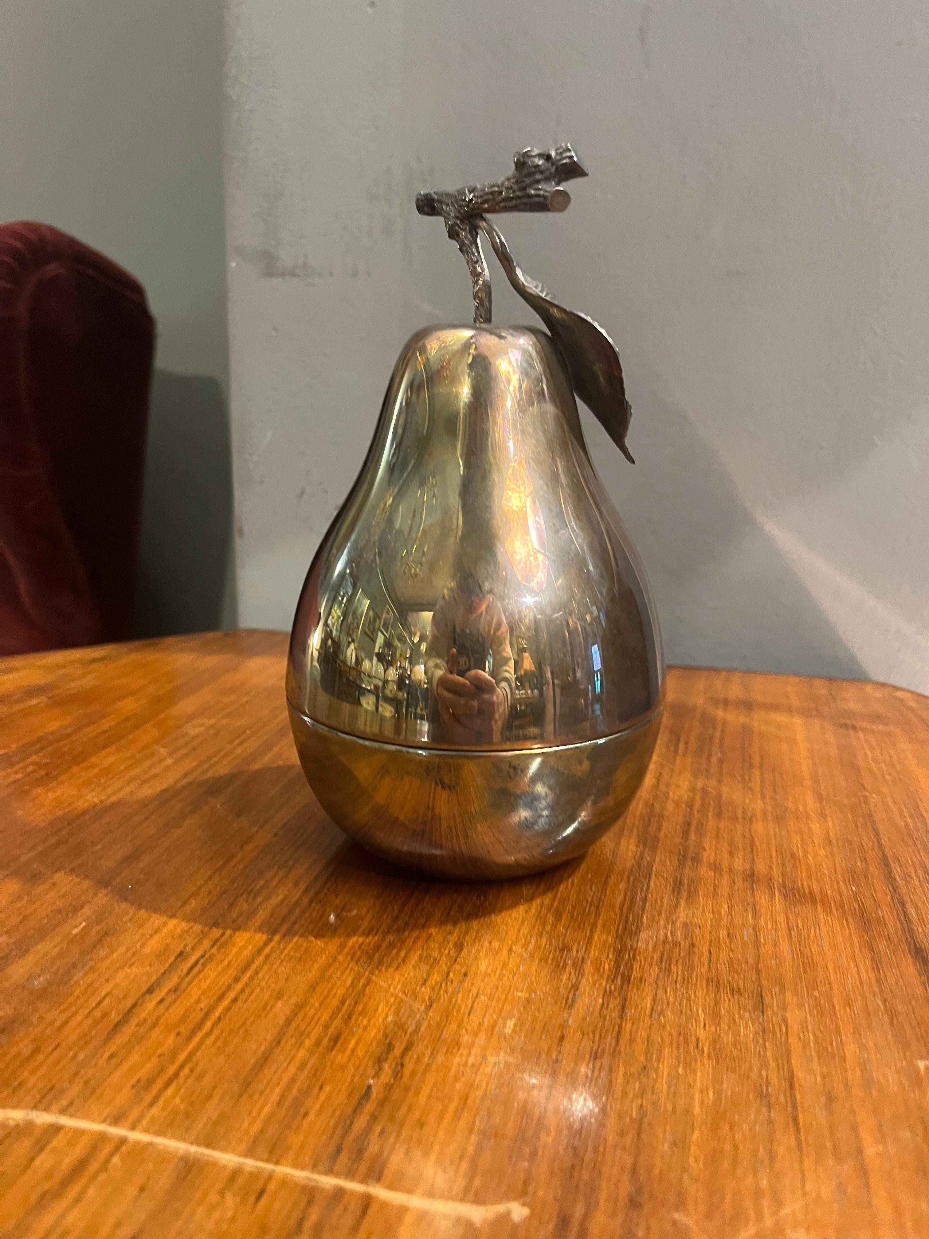 Cubo de hielo en forma de pera Barra de plata Teghini en Bueno estado para la venta en Catania, IT