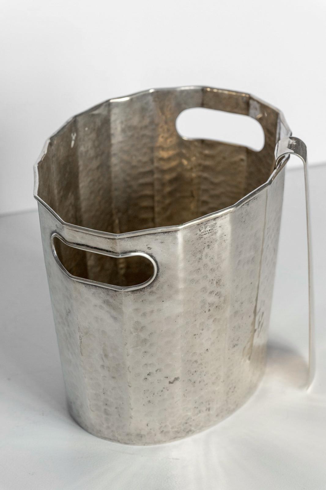Cubitera con pinzas, Orfebrería Cassetti, Florencia 1968 Italiano en venta