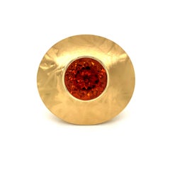Georg Spreng - Ice Cream Cone Ring 18K Yellow Gold Natural Citrine Madeira orang