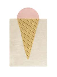 Shell Rug Sand, 3D Hand-tufted For Sale at 1stDibs