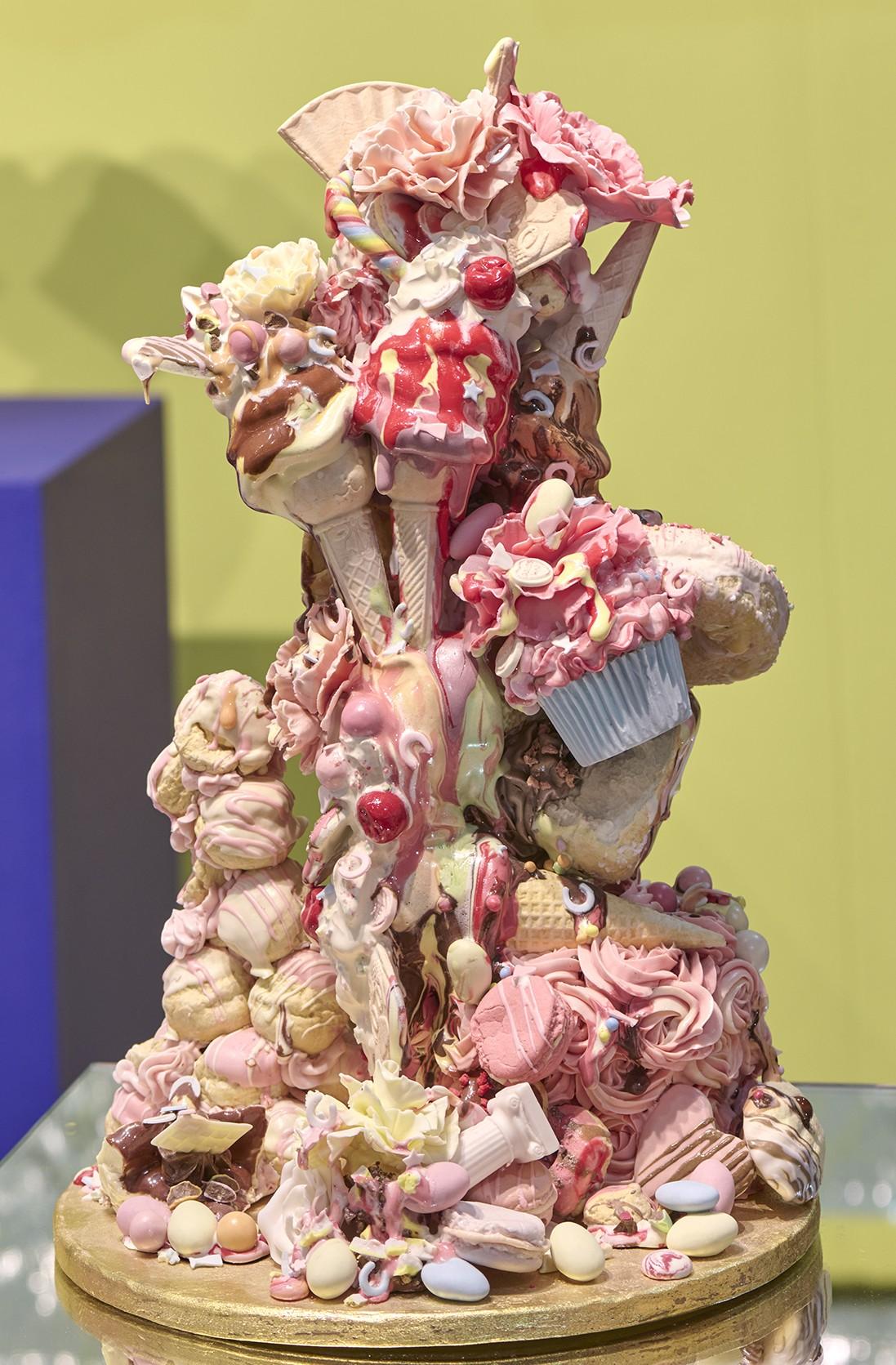 Vernissé Ice Creams Sculpture en céramique d'Anna Barlow British Contemporary Unique en vente