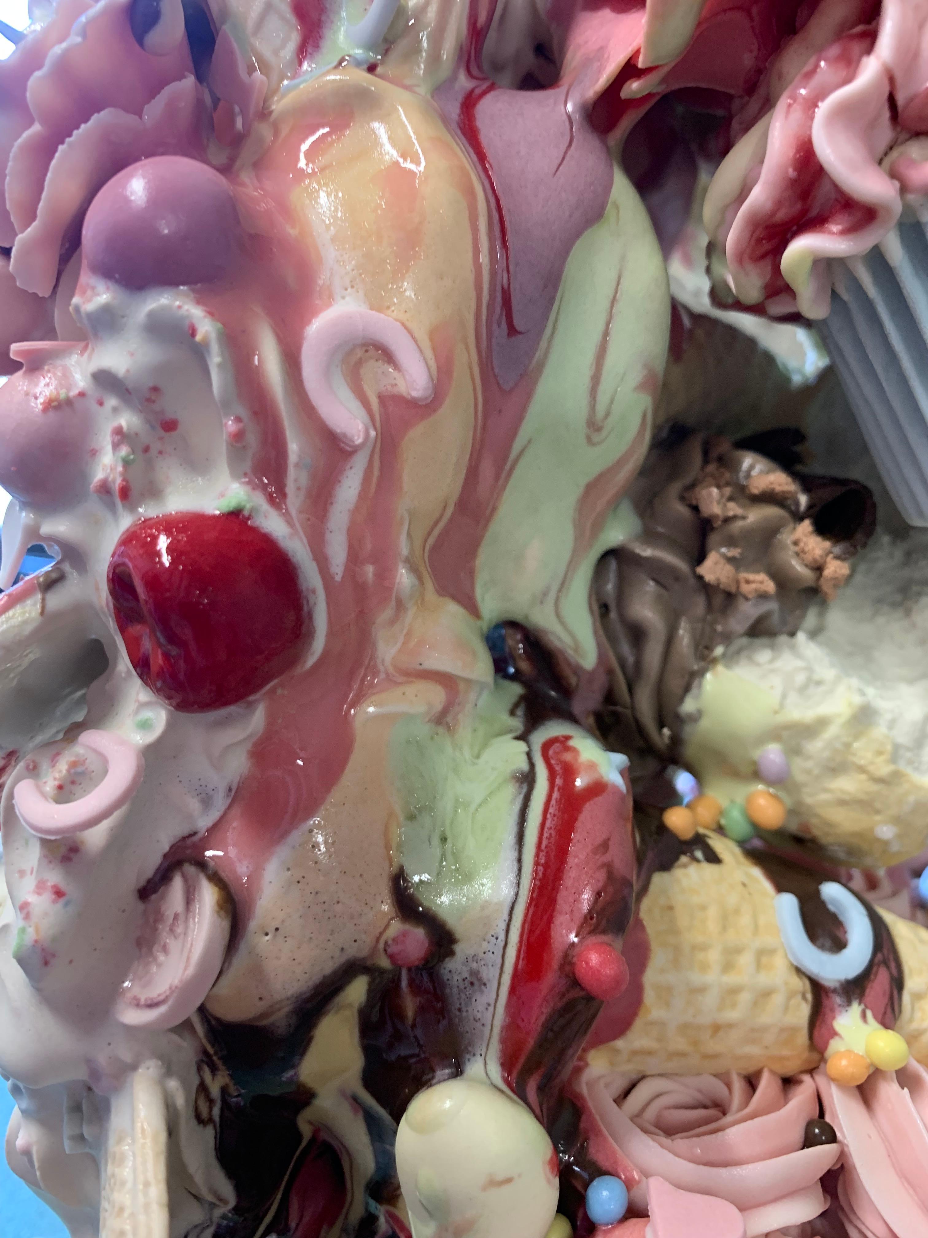 Ice Creams Sculpture en céramique d'Anna Barlow British Contemporary Unique en vente 1