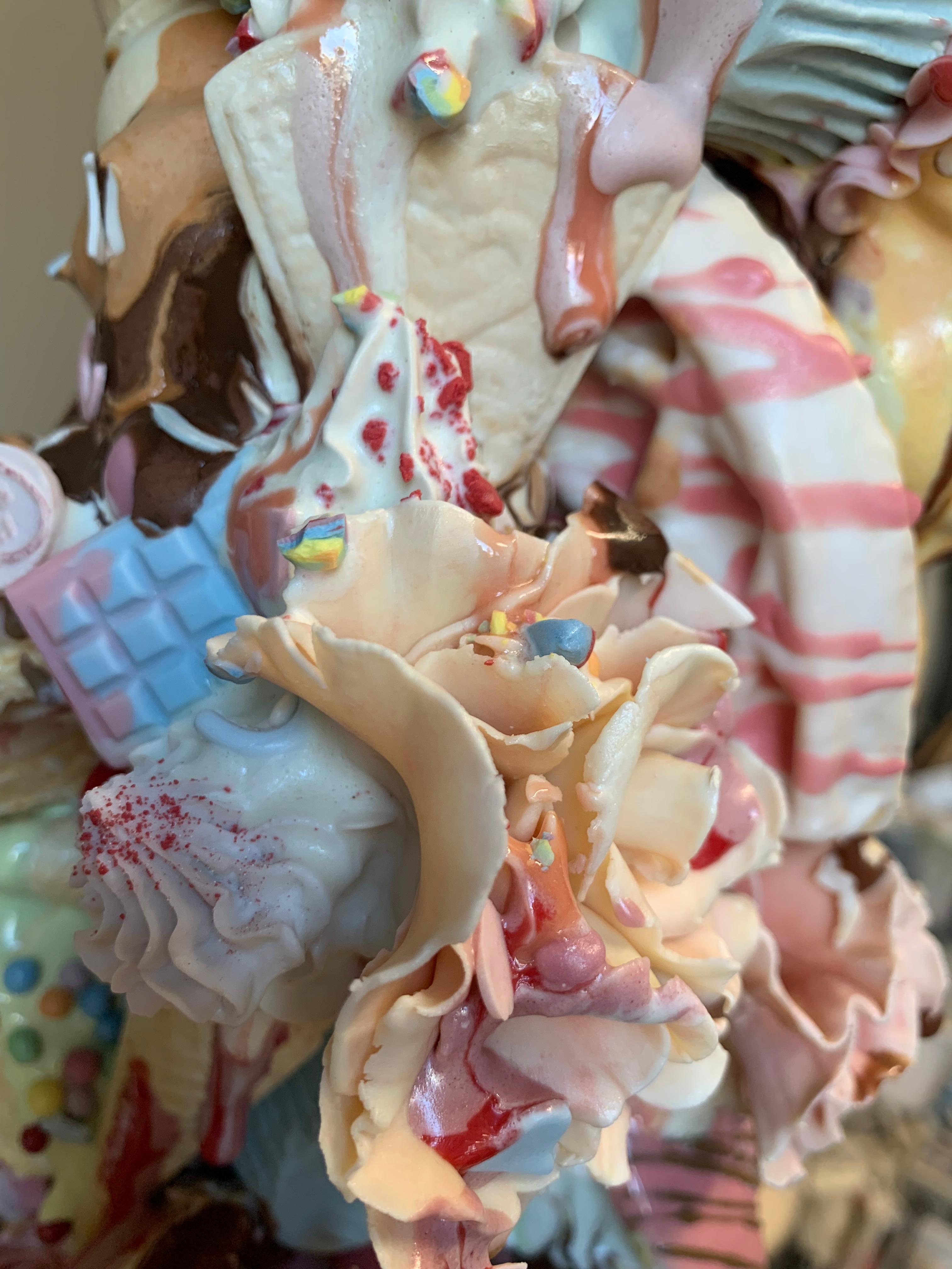 Ice Creams Sculpture en céramique d'Anna Barlow British Contemporary Unique en vente 2